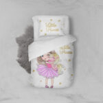 3D-SINGL POSTELJINA-Princeza i jednorog