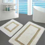 Akrilne 2-delne staze za kupatilo-Brown rectangle