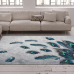 3D-TEPISI-Paunovo perje