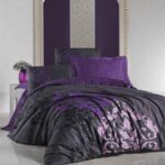 LUX 100 % Pamučni Saten-Sultan Ljubičasta