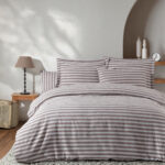 SATENSKA POSTELJINA- Brown lines