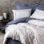 100 % Pamuk Posteljina- Nitsa Teget