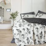 100 % Pamuk Posteljina- Ohia Antracit