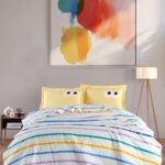 ŠTEP DEKA bračna - Funny eyes yellow