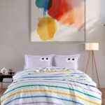 ŠTEP DEKA bračna - Funny eyes lila