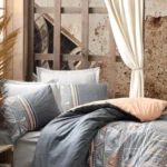 100 % Pamuk Posteljina- Adiel gri