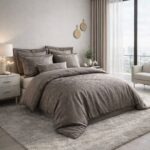 Damast Posteljina -Demure Vizon