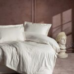 LUX 100 % Pamučni Saten- Stripe Ekru