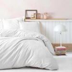 LUX 100 % Pamučni Saten- Stripe Bela