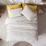 100 % Pamuk Posteljina- Tint hardal