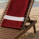 Peškir za Plažu - Bordo