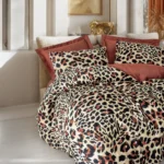 100% Pamučni Saten Posteljina - Ledluxe Cigla