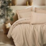 Damast Posteljina - Florita Bež