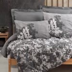 100 % Pamuk Posteljina- Lunt Antracit