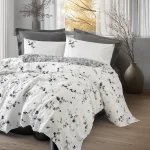 100 % Pamuk Posteljina- Elaria Antracit