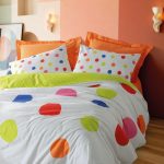 100 % Pamuk Posteljina- Dotsy Narandzasta